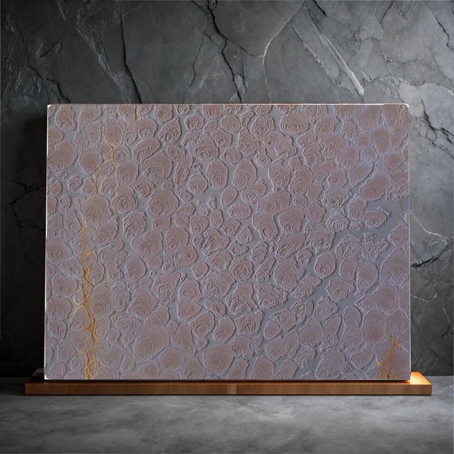 Quarry face revealing ancient crystalline marble layers